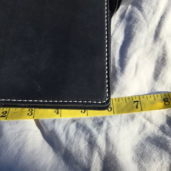 Chic Sparrow Journal Cover Black Leather Made in the USA Travelers Book - Picture 8 of 11